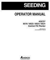AGCO 700736957E Operator Manual - 8516 / 8523 / 8524 / 8531 Planter (central fill, eff sn HS)