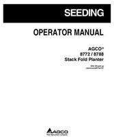 AGCO 700736968D Operator Manual - 8788 / 8772 Planter