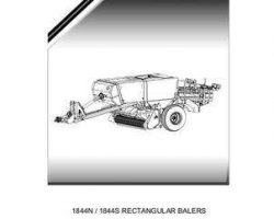 Massey Ferguson 700738894C Parts Book - 1844N / 1844S Rectangular Baler
