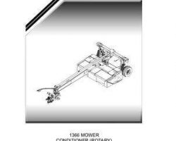 Massey Ferguson 700739397B Parts Book - 1366 Mower Conditioner (rotary)