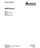 AGCO 700745877B Operator Manual - 9816 / 9824 Planter (eff sn GH8xx101)