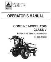 White 71367126 Operator Manual - 2500 Combine