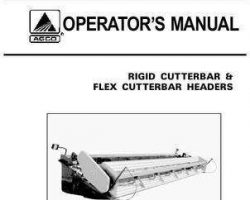 Massey Ferguson 71389140B Operator Manual - 700 / 800 / 7000 / 8000 / 9800 / 9850 Grain Header (83001-84999)