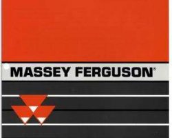 Massey Ferguson 71394311B Operator Manual - 8780 XP Combine (eff sn HLxx101, 2002)