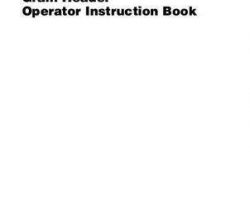 Massey Ferguson 71403794B Operator Manual - 7000 / 8000 Grain Header (eff 2005, sn P84101)