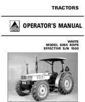 White 72201406 Operator Manual - 6065 Tractor (ROPS)