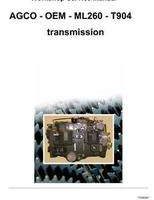 Ag-Chem 72483647A Service Manual - TG7300 / TG8300 TerraGator ML260 T904 CVT Transmission (section)
