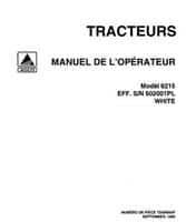 White Tractor 72509650 Operator Manual - 6215 Tractor