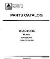 White 79016722 Parts Book - 6065 Tractor (ROPS, prior sn 1500)