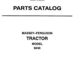Massey Ferguson 79016747 Parts Book - 9240 Tractor