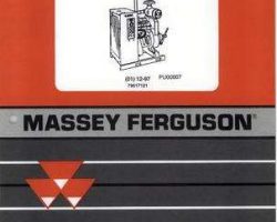 Massey Ferguson 79017121 Parts Book - 4.236 / T4.236 Power Unit