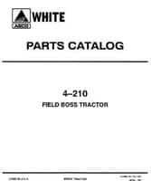White 79017301 Parts Book - 4-210 Field Boss Tractor