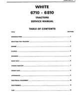 White 79017540B Service Manual - 6710 / 6810 Tractor (assembly)