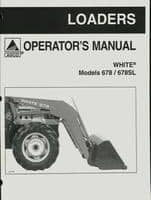 White Tractor 79017650 Operator Manual - 678 Loader