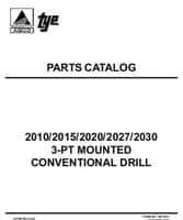 Tye 79017821 Parts Book - 2010 / 2015 / 2020 / 2027 / 2030 Drill (3 point, conv., 1997)