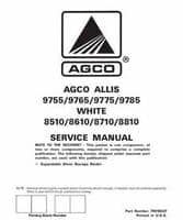 White Tractor 79018655B Service Manual - 9755 to 9785 / 8510 to 8810 Tractors (assembly)