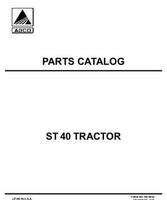 AGCO 79018942 Parts Book - ST40 Compact Tractor (prior sn 'L')