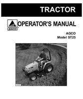 AGCO 79019033B Operator Manual - ST25 Compact Tractor