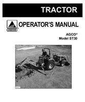 AGCO 79019034B Operator Manual - ST30 Compact Tractor