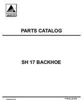 AGCO 79019096 Parts Book - SH17 Backhoe