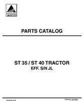 AGCO 79019369B Parts Book - ST35 / ST40 Compact Tractor (eff sn 'L')