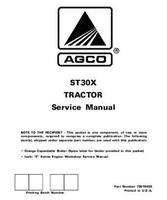 AGCO 79019486 Service Manual - ST30X Compact Tractor (std trans, prior sn 'L') (packet)