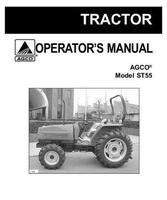 AGCO 79021573 Operator Manual - ST55 Compact Tractor
