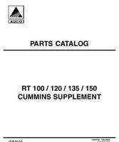 AGCO 79022388A Parts Book - RT100 / RT120 / RT135 / RT150 Tractor (Cummins supplement)