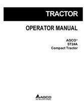 AGCO 79022658B Operator Manual - ST24A Compact Tractor