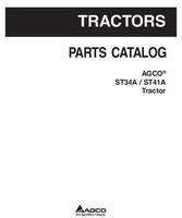 AGCO 79023078D Parts Book - ST34A (cab & platform) / ST41A (platform) Compact Tractor