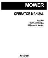 AGCO 79023113B Operator Manual - SM60A / SM72A Mid-Mount Mower