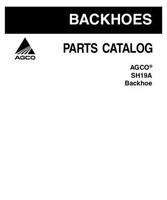 AGCO 79023265C Parts Book - SH19A Backhoe