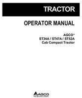 AGCO 79023375C Operator Manual - ST34A / ST47A / ST52A Compact Tractor (cab)