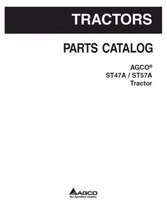 AGCO 79023382D Parts Book - ST47A / ST52A Compact Tractor