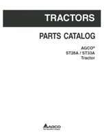 AGCO 79023460D Parts Book - ST28A / ST33A Compact Tractor (std and hydro)