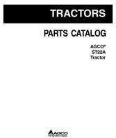 AGCO 79023601B Parts Book - ST22A Compact Tractor
