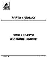 AGCO 79023602A Parts Book - SM54A Mid-Mount Mower