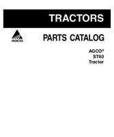AGCO 79024082B Parts Book - ST60A Compact Tractor