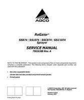 Ag-Chem 79026388A Service Manual - SS874 / SS1074 / SSC874 / SS1074 RoGator (chassis) (packet)