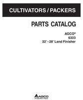 AGCO 79026446C Parts Book - 6333 Land Finisher (22 ft - 28 ft)