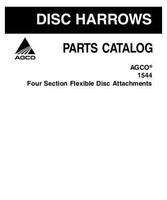 AGCO 79026450A Parts Book - 1544 Disc Harrow (attachments, 4 section, flexible)