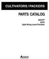 AGCO 79027285E Parts Book - 6433 Land Finisher (split wing)