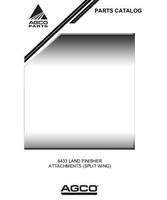 AGCO 79027287E Parts Book - 6433 Land Finisher (attachments, split wing)