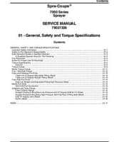 Spra-Coupe 79027326A Service Manual - 7450 / 7650 / 7655 Sprayer (chassis, manual transmission)(packet)