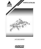 AGCO 79028159E Parts Book - 4412 Disc Ripper