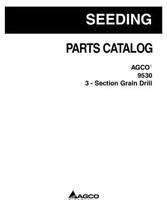 AGCO 79028584H Parts Book - 9530 Grain Drill (3 section)