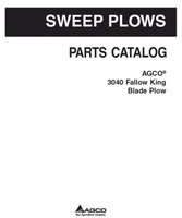 AGCO 79032808C Parts Book - 3040 Fallow King Blade Plow