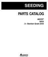AGCO 79032874G Parts Book - 9434 Grain Drill (3 section)