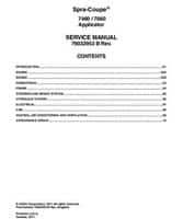 Spra-Coupe 79032953B Service Manual - 7460 / 7660 Sprayer (chassis)