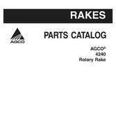 AGCO 79033073A Parts Book - 4240 Tedder (pull type & 3 point)